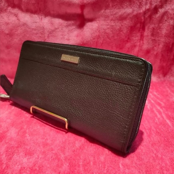 Leather Bifold Zipper Wallet - Picture 4 of 4